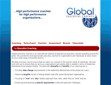 Tablet Screenshot of globalexecutivecoaches.com